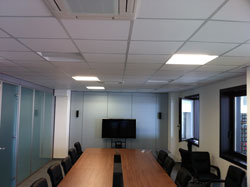Illuminazione sala riunioni